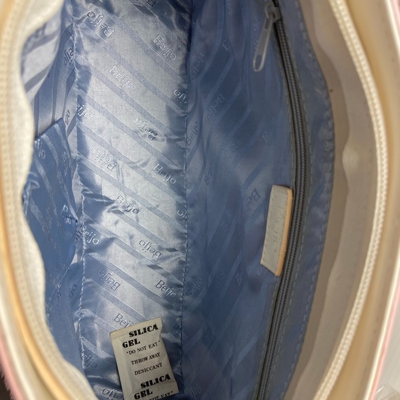 Beijo Pink & Cream Shoulder Tote Bag NWT Y2K Pastel Spring Purse - Picture 6 of 12